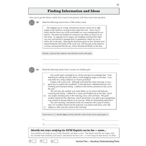 GCSE English Language Edexcel Exam Practice Workbook (includes Answers) Look Inside Image 4