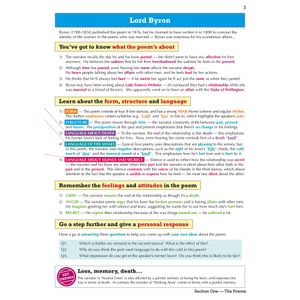 GCSE English Poetry Guide - Love and Relationships (Ages 14-16) Look Inside Image 4