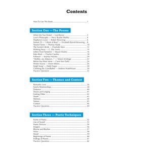 GCSE English Poetry Guide - Love and Relationships (Ages 14-16) Look Inside Image 1
