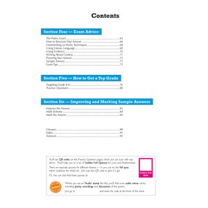 GCSE English Poetry Guide - Love and Relationships (Ages 14-16) Look Inside Image 2