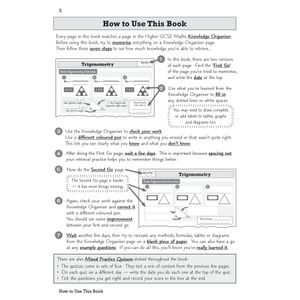 GCSE Maths Edexcel Knowledge Retriever - Higher Look Inside Image 3