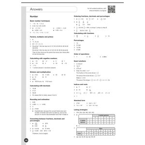 GCSE Maths Exam Workbook Foundation (Ages 14-16) Look Inside Image 1