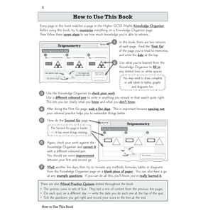 GCSE Maths OCR Knowledge Retriever - Higher Look Inside Image 3