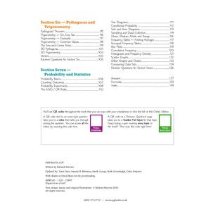 GCSE Maths Study & Workbook Pack - Higher Tier (Ages 14-16) Look Inside Image 2
