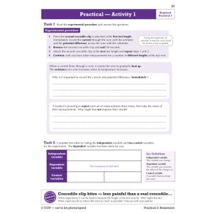 GCSE Physics AQA Required Practicals Course Booklet Look Inside Image 5