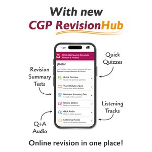 GCSE Spanish AQA Complete Revision & Practice with CGP RevisionHub (for exams from 2026) Look Inside Image 4