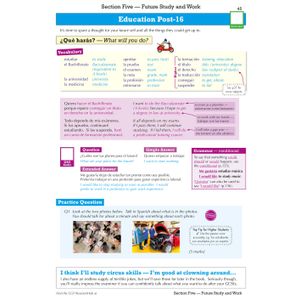 GCSE Spanish AQA Revision Guide with CGP RevisionHub (for exams from 2026) Look Inside Image 4