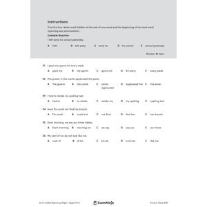 GL 11+ Essential Practice Papers Download (Ages 10-11) Look Inside Image 2