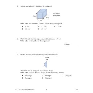 GL 11+ Maths 10-Minute Tests (Ages 9-10) Look Inside Image 3