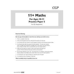 GL 11+ Maths Practice Papers Pack 2 (Ages 10-11) Look Inside Image 1