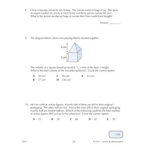 GL 11+ Maths Word Problems 10-Minute Tests (Ages 10-11) Look Inside Image 4