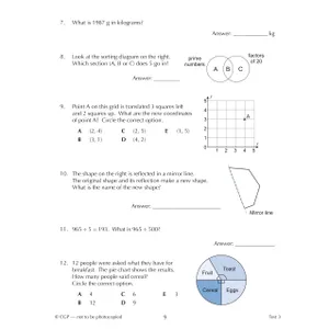 GL 11+ Mental Arithmetic 10-Minute Tests (Ages 9-10) Look Inside Image 3