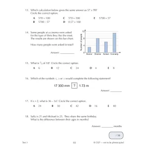 GL 11+ Mental Arithmetic 10-Minute Tests (Ages 9-10) Look Inside Image 4