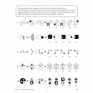 GL 11+ Non-Verbal Reasoning 10-Minute Tests (Ages 10-11) Look Inside Image 3