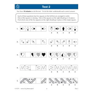 GL 11+ Non-Verbal Reasoning 10-Minute Tests (Ages 9-10) Look Inside Image 2