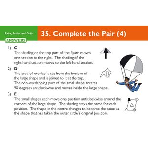GL 11+ Non-Verbal Reasoning Practice Question Cards (Ages 10-11) Look Inside Image 5