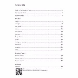 GL 11+ Non-Verbal Reasoning Workbook (Ages 10-11) Look Inside Image 1