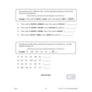 GL 11+ Sequences, Logic & Coding 10-Minute Tests (Ages 9-10) Look Inside Image 4