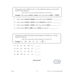 GL 11+ Sequences, Logic & Coding 10-Minute Tests (Ages 9-10) Look Inside Image 5