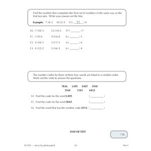 GL 11+ Verbal Reasoning 10-Minute Tests (Ages 10-11) Look Inside Image 3
