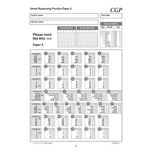GL 11+ Verbal Reasoning Practice Papers Pack 2 (Ages 10-11) Look Inside Image 5