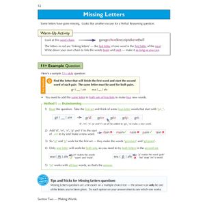 GL 11+ Verbal Reasoning Study Book (Ages 7-11) Look Inside Image 3