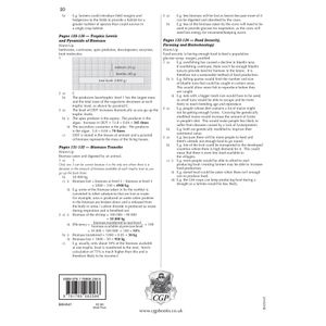 GCSE Biology: AQA Answers (for Workbook) - Higher Look Inside Image 3