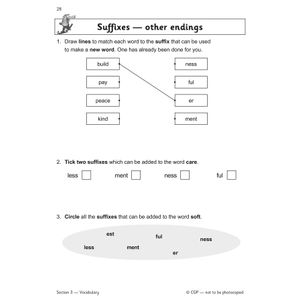 KS1 English SAT Buster: Grammar, Punctuation & Spelling (for end of year assessments) Look Inside Image 4