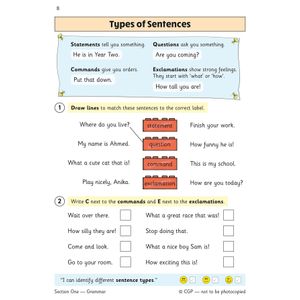 KS1 English Targeted Question Book: Grammar, Punctuation & Spelling - Year 2 Look Inside Image 2