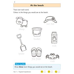 KS1 English Targeted Question Book: Year 1 Reading Comprehension - Book 1 Look Inside Image 2