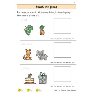 KS1 English Targeted Question Book: Year 1 Reading Comprehension - Book 1 Look Inside Image 3