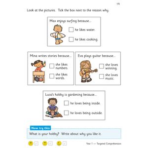 KS1 English Targeted Question Book: Year 1 Reading Comprehension - Book 2 Look Inside Image 4