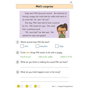 KS1 English Targeted Question Book: Year 1 Reading Comprehension - Book 2 Look Inside Image 5
