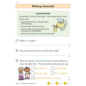 KS1 English Targeted Question Book: Year 2 Reading Comprehension - Book 1 Look Inside Image 2