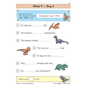 KS1 English Year 1 Daily Practice Book: Autumn Term Look Inside Image 5