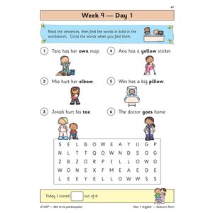KS1 English Year 1 Daily Practice Book: Autumn Term Look Inside Image 3