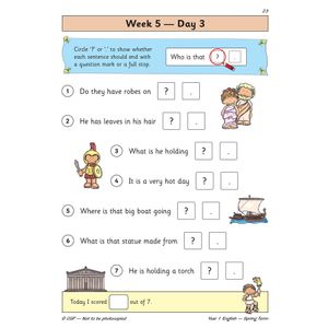 KS1 English Year 1 Daily Practice Book: Spring Term Look Inside Image 5