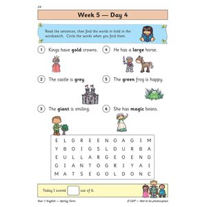 KS1 English Year 1 Daily Practice Book: Spring Term Look Inside Image 6