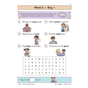 KS1 English Year 1 Daily Practice Book: Summer Term Look Inside Image 3