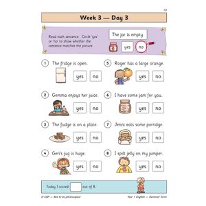 KS1 English Year 1 Daily Practice Book: Summer Term Look Inside Image 5