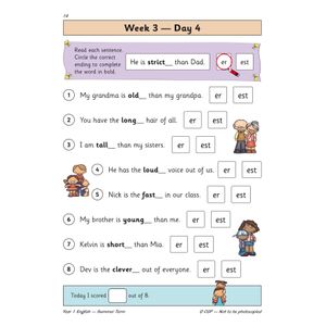 KS1 English Year 1 Daily Practice Book: Summer Term Look Inside Image 6