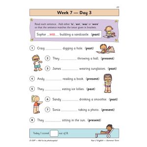 KS1 English Year 2 Daily Practice Book: Summer Term Look Inside Image 5