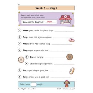 KS1 English Year 2 Daily Practice Book: Summer Term Look Inside Image 4