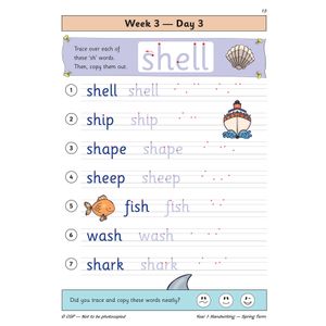 KS1 Handwriting Year 1 Daily Practice Book: Spring Term Look Inside Image 5