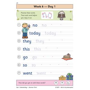 KS1 Handwriting Year 1 Daily Practice Book: Summer Term Look Inside Image 3
