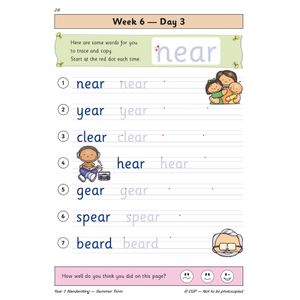 KS1 Handwriting Year 1 Daily Practice Book: Summer Term Look Inside Image 5
