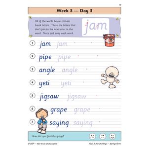 KS1 Handwriting Year 2 Daily Practice Book: Spring Term Look Inside Image 5