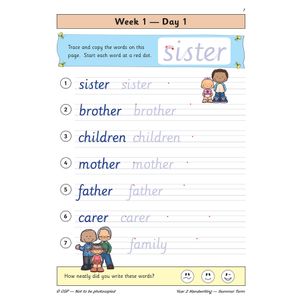 KS1 Handwriting Year 2 Daily Practice Book: Summer Term Look Inside Image 3