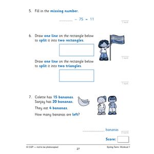 KS1 Year 2 Maths 10-Minute Weekly Workouts Look Inside Image 6