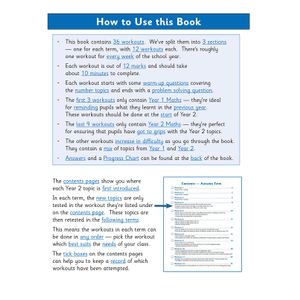 KS1 Year 2 Maths 10-Minute Weekly Workouts Look Inside Image 1